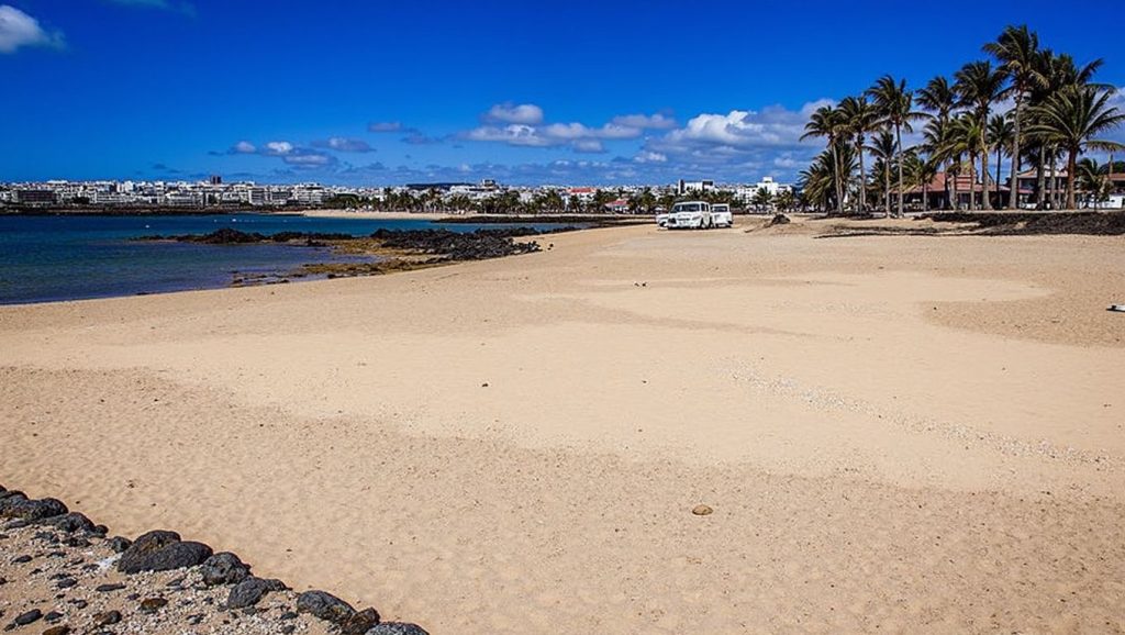 Arena volcánica de Los Charcos, Arrecife (Lanzarote)