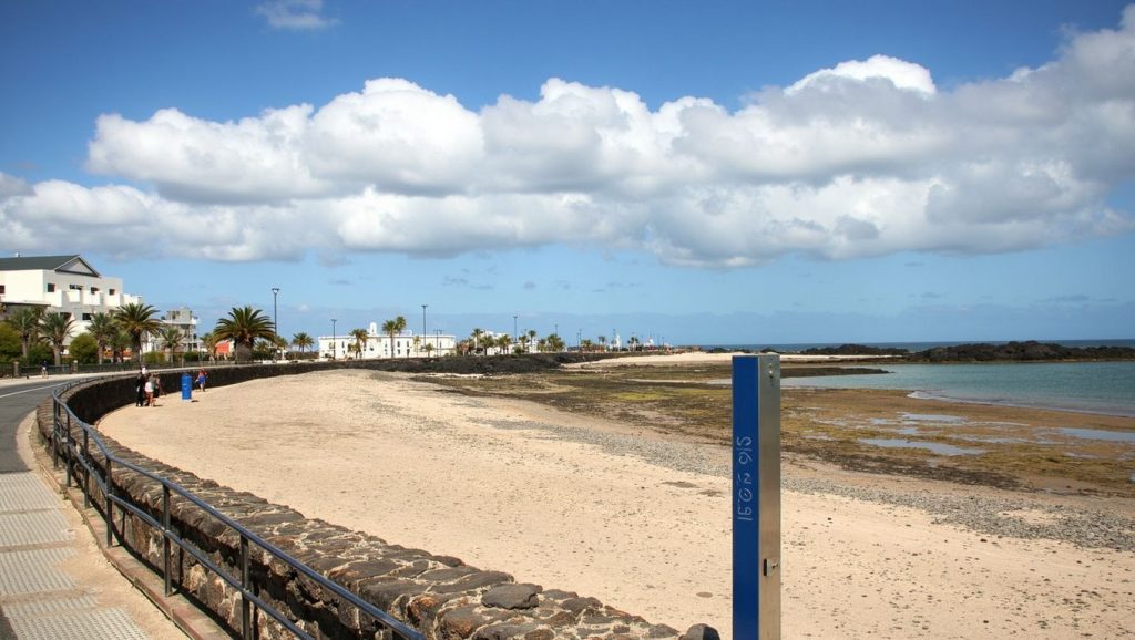 Entorno natural de Los Charcos en Lanzarote