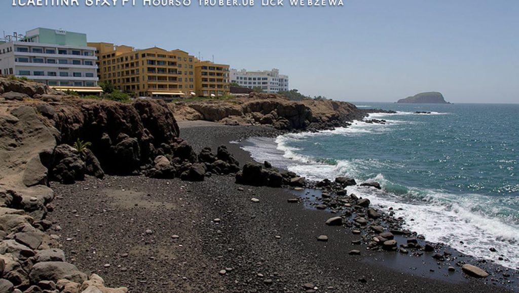 Arena volcánica de Monkey Rock, San Miguel de Abona (Tenerife)