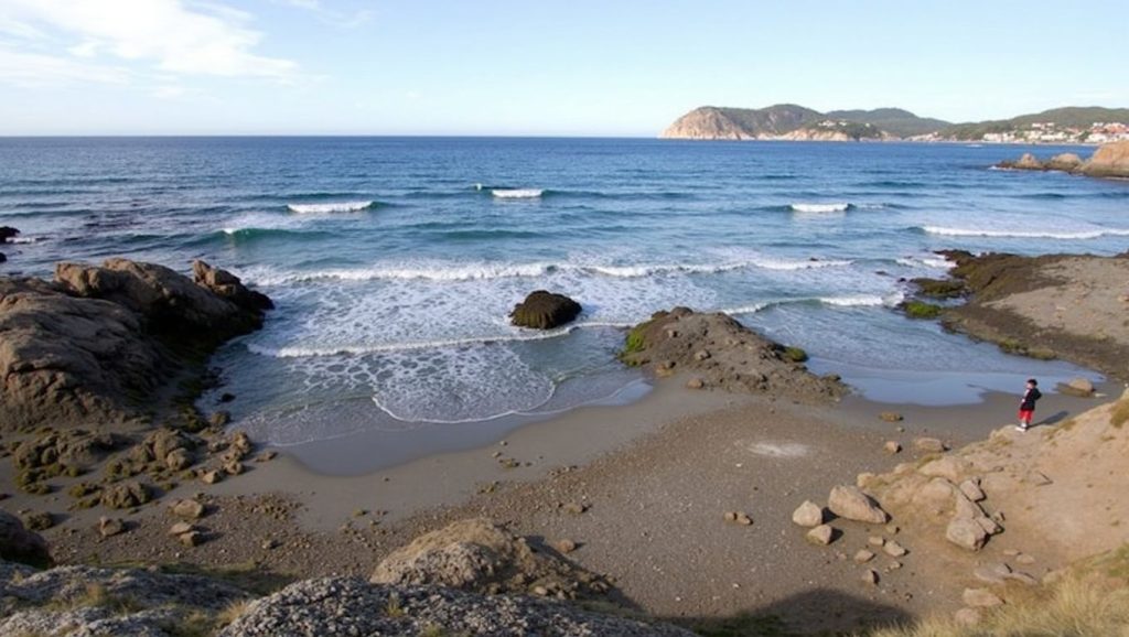 Línea de costa en Monte de oro, Calvià