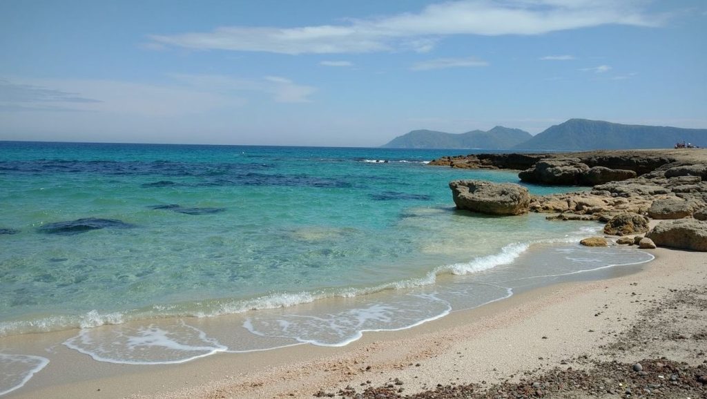 Playa de Na Patana, Santa Margalida, costa de Mallorca
