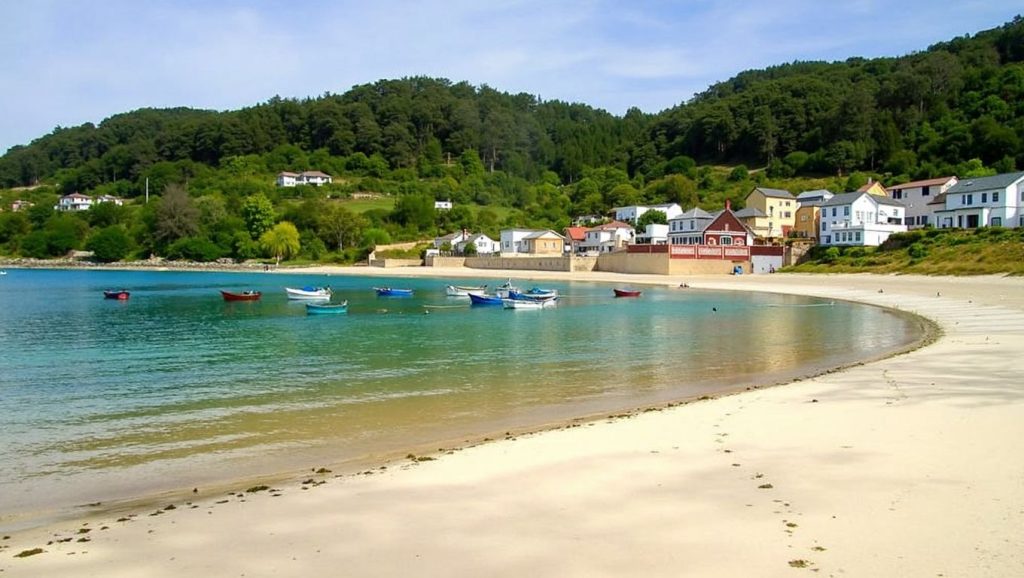 Vista del entorno de O Areeiro da Sanguñeira, Galicia, A Coruña