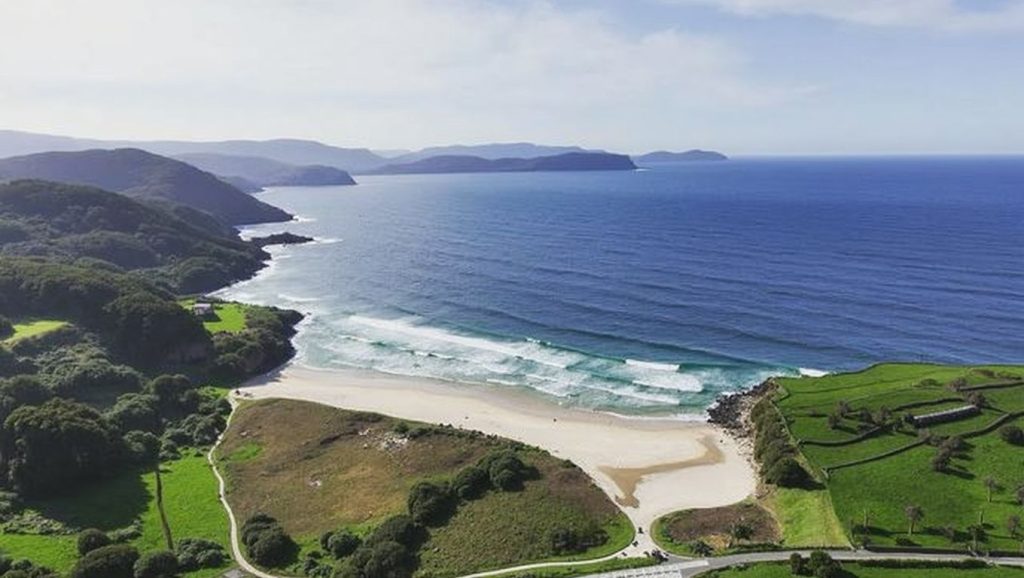 Panorámica de O Areo do Esteiro, Pontevedra