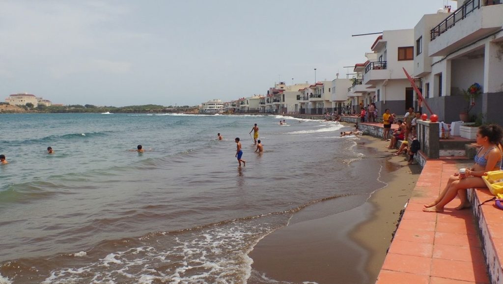 Arena volcánica de Ojos de Garza, Telde (Gran Canaria)