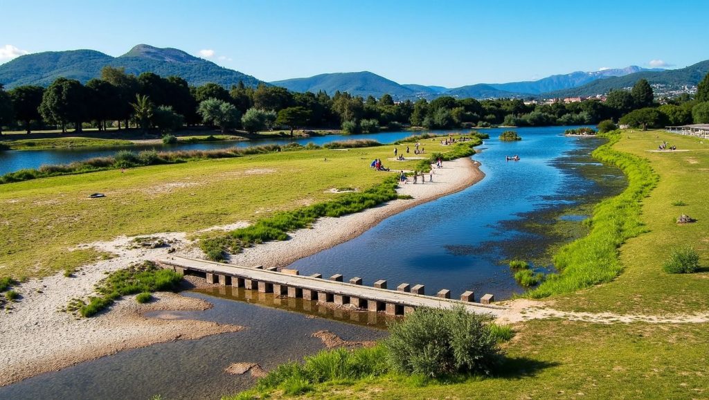 Aguas de Pé do Negro en Ponte de Lima (Pontevedra)