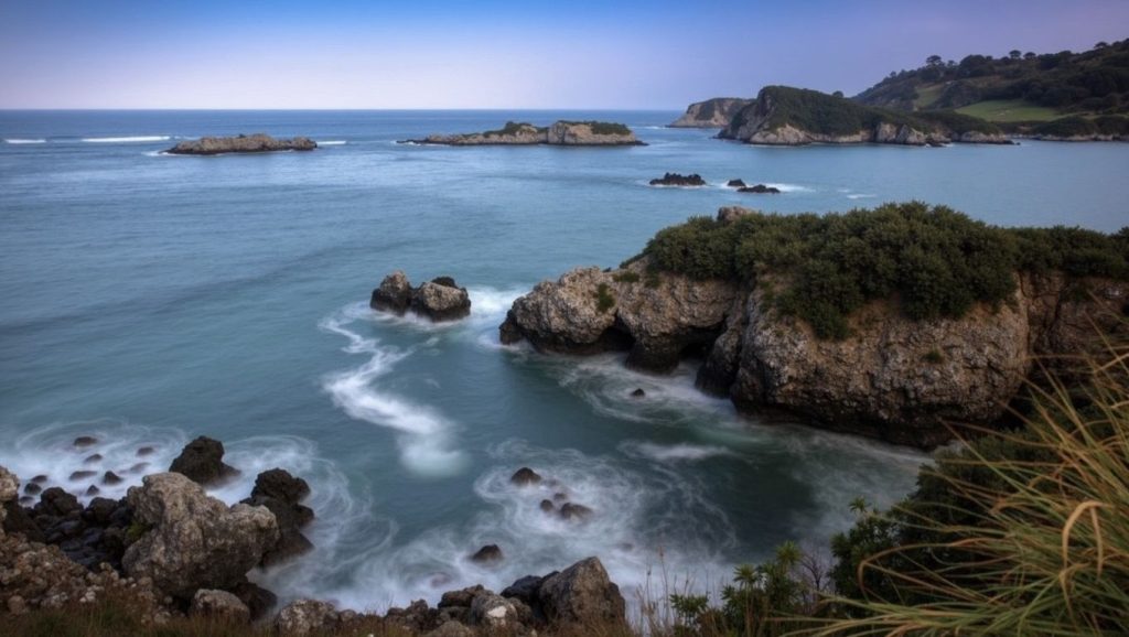 Panorámica de Placa los Boletos, Asturias