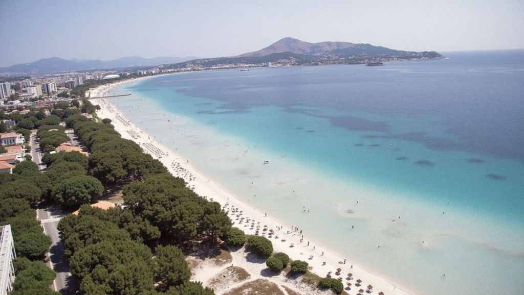 Vista de Platja d'Alcúdia (Platja de Can Cullerassa) desde la orilla, Alcúdia
