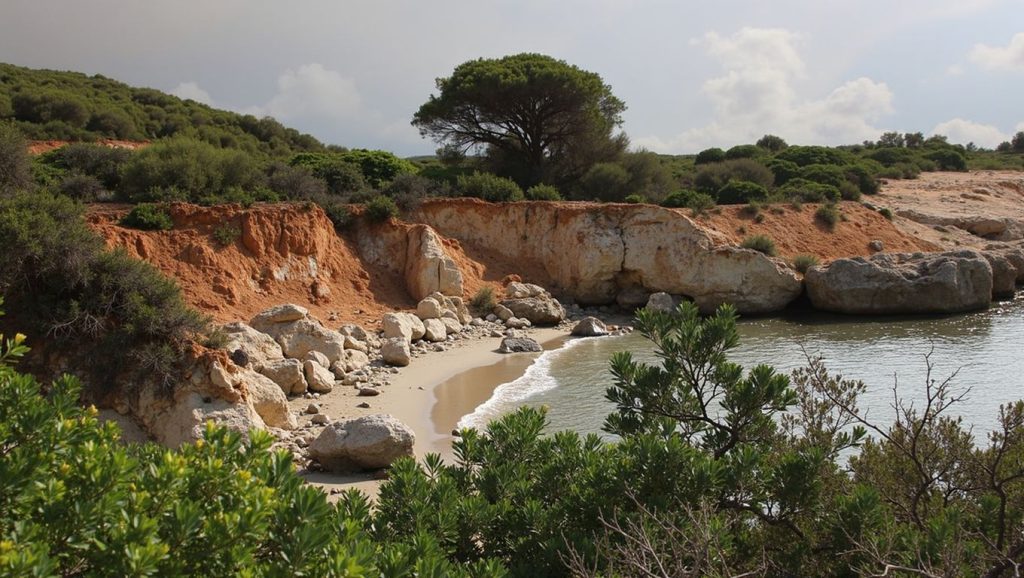 Aguas de Platja d'Atalis en Es Migjorn Gran (Menorca)