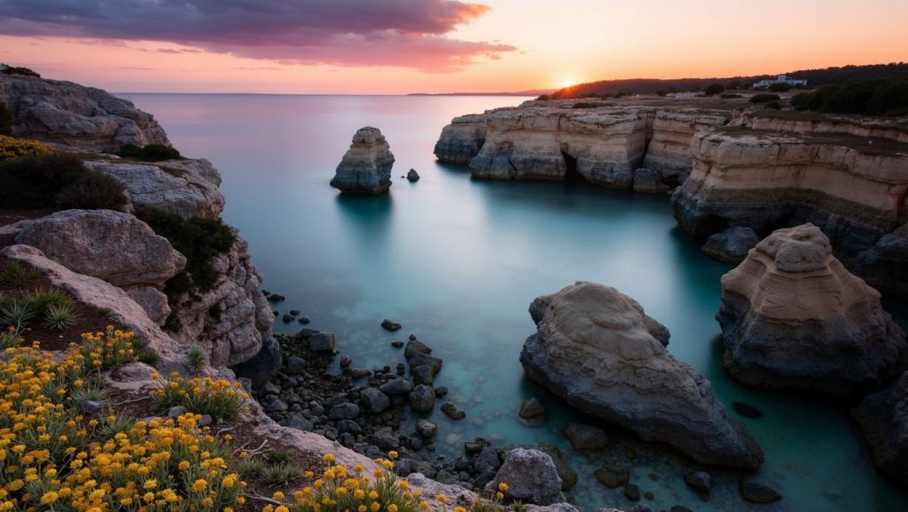 Entorno natural de Platja d'Atalis en Menorca
