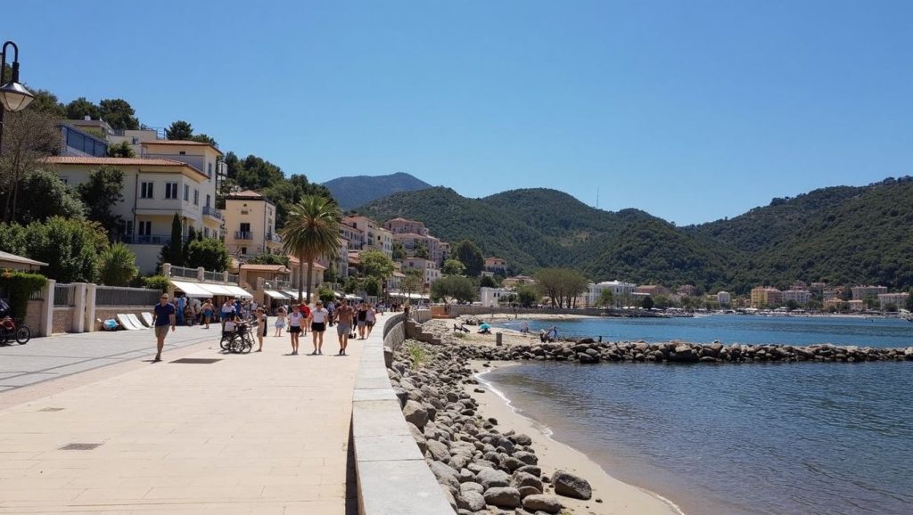 Vista de Platja d'en Repic en Sóller, Mallorca