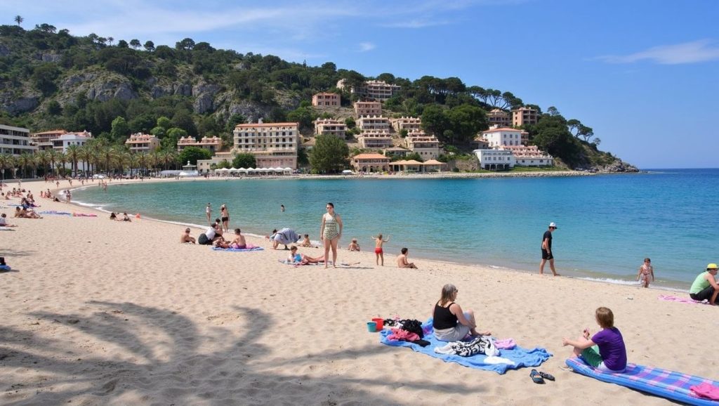 Línea de costa en Platja d'en Repic, Sóller