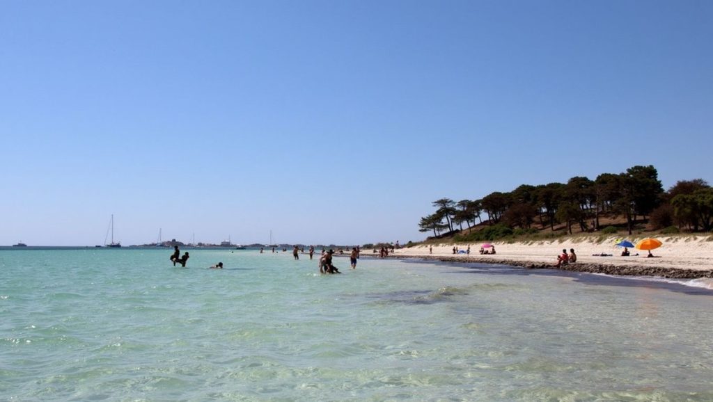 Vista del litoral en Platja d'es Carbó, Ses Salines