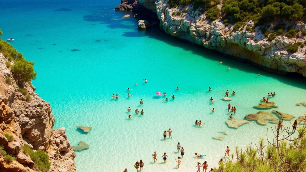 Vista general de Platja d'es Coto, Ses Salines