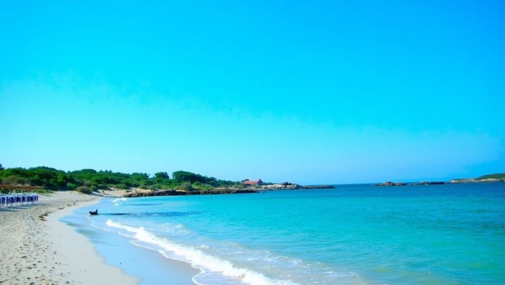 Textura de arena en Platja d'es Dolç, Ses Salines, Mallorca