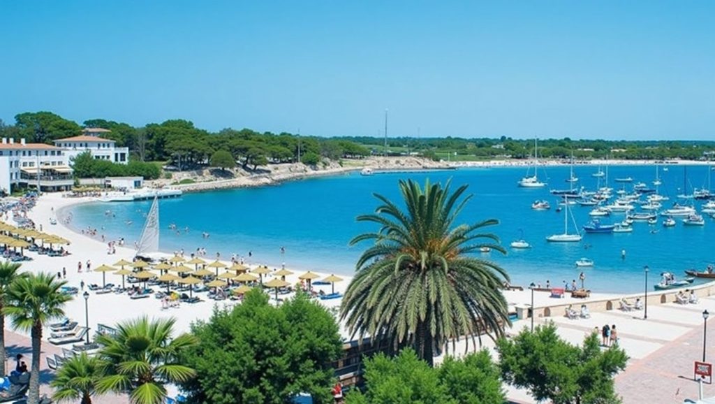 Acceso a Platja d'es Port desde el aparcamiento, Ses Salines