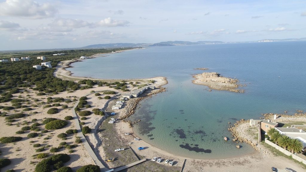 Horizonte desde Platja d'Es Pujols, Formentera, Formentera