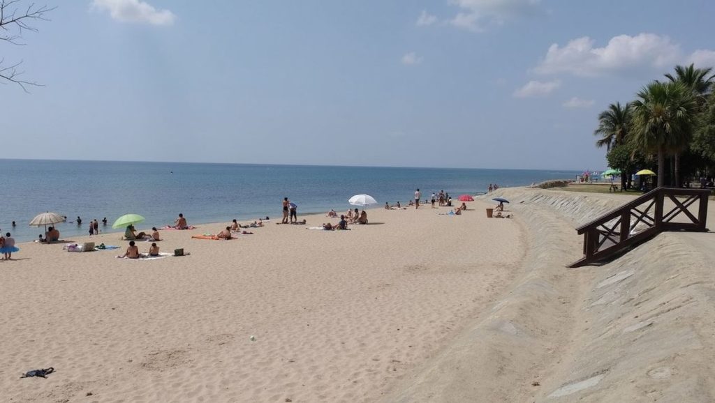 Camino de acceso a Platja d'Ocata, El Masnou, Barcelona