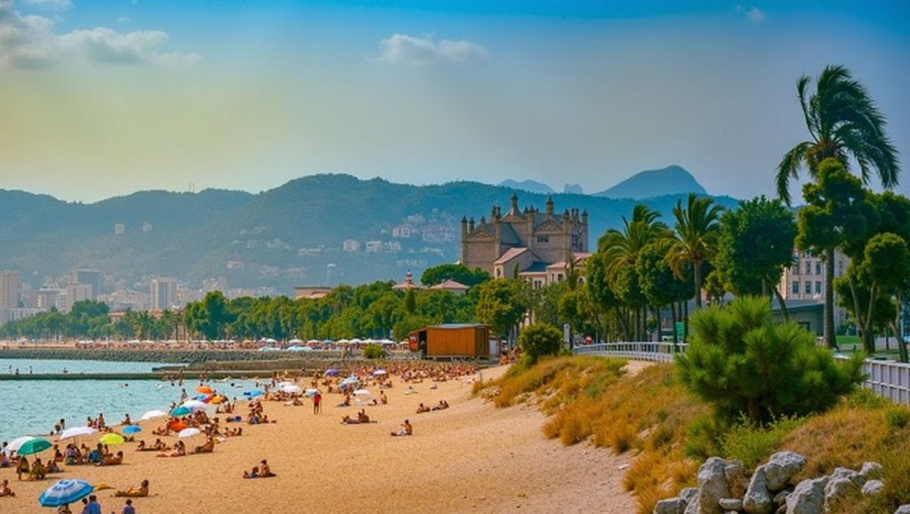 Detalle del agua en Platja de Ca'n Pere Antoni, Palma, Mallorca