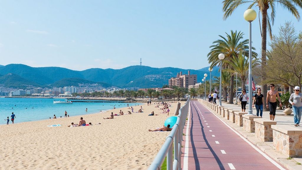 Costa de Palma desde Platja de Ca'n Pere Antoni, Mallorca
