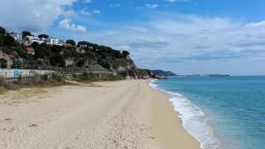 Platja de Caldes d’Estrac (Caldes d’Estrac, Barcelona)