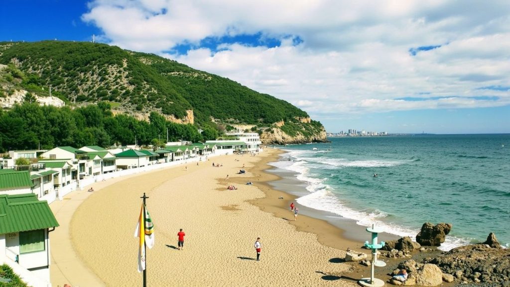 Camino de acceso a Platja de Can Bou, Castelldefels, Barcelona