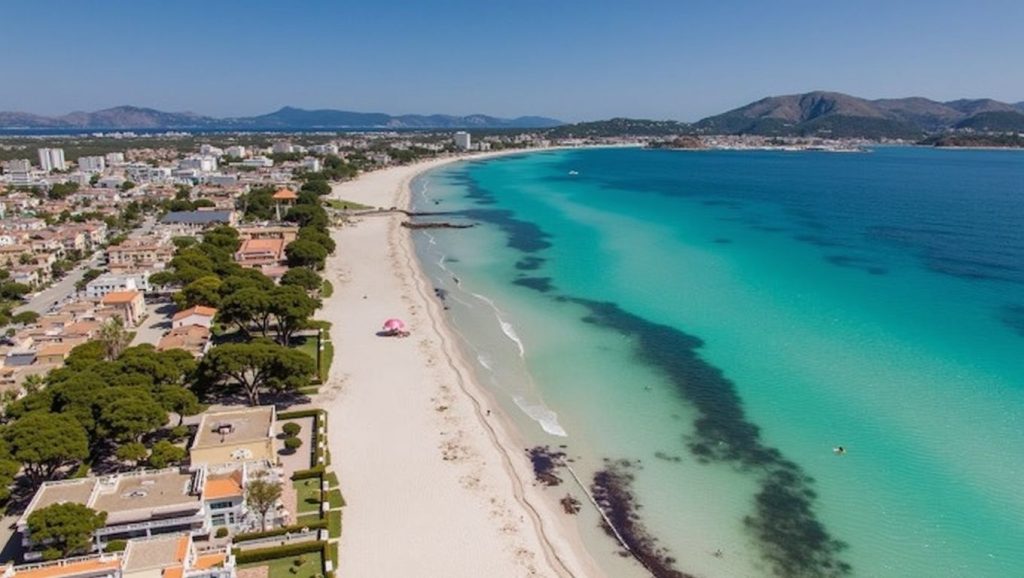 Costa de Alcúdia desde Platja de Can Cullerassa, Mallorca
