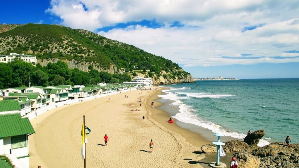 Panorámica completa de Platja de Canet, playa de Canet de Mar
