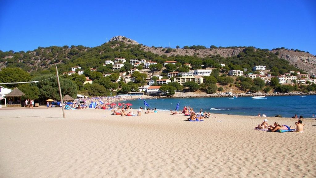 Vista del litoral en platja de Canyamel, Capdepera