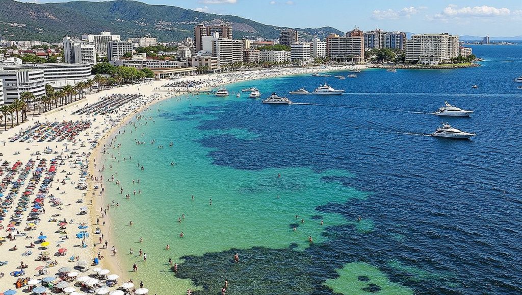 Playa Platja de Cas Català en Calvià, Mallorca