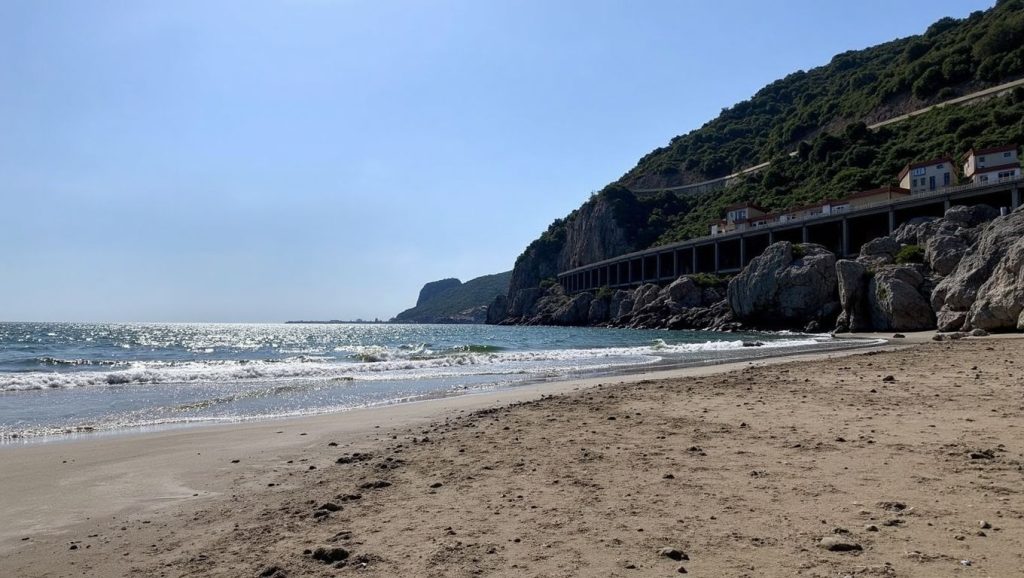 Playa Platja de Castelldefels desde la arena, Castelldefels, Barcelona