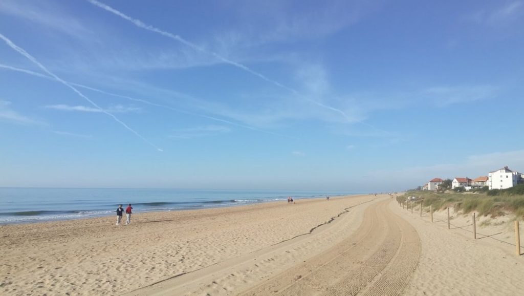 Línea de costa en Platja de Castelldefels, Castelldefels