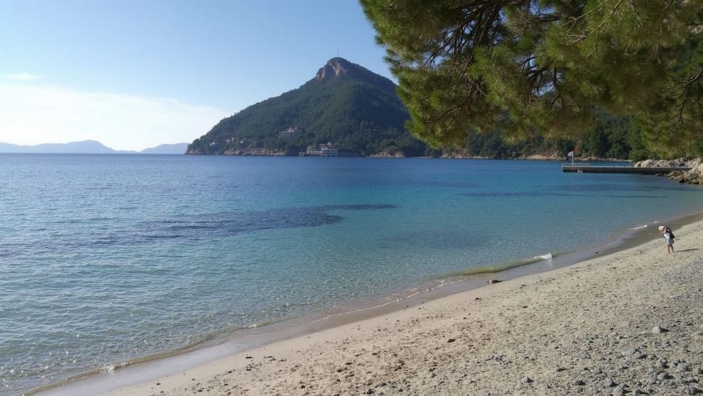 Vista de Platja de Formentor en Pollença, Mallorca