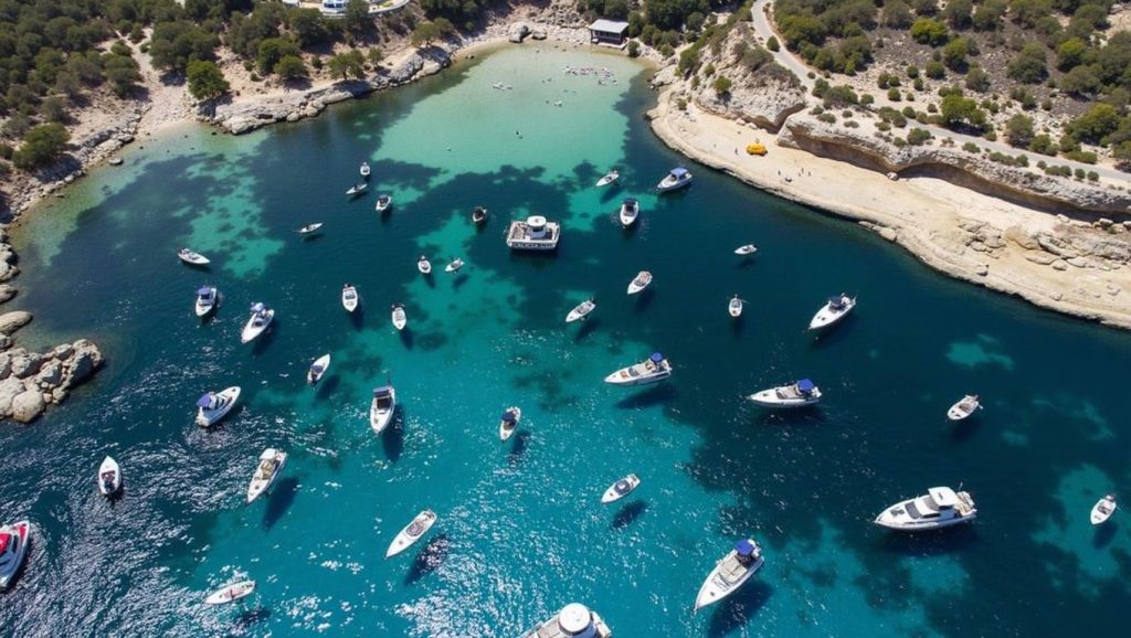 Entorno de platja de la Punta dels Gats, Calvià, Mallorca