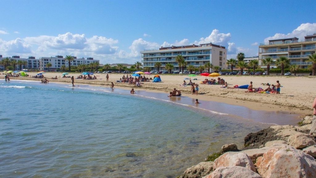 Vista de Platja de les Salines en Cubelles, Barcelona
