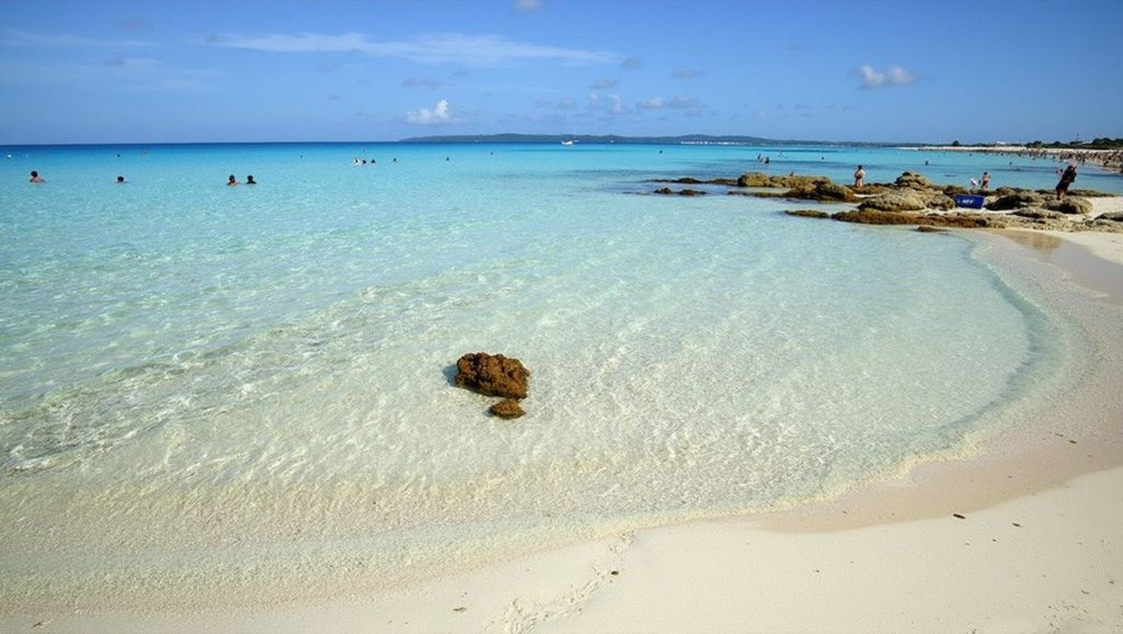 Vista del entorno de Platja de Migjorn, Formentera, Formentera