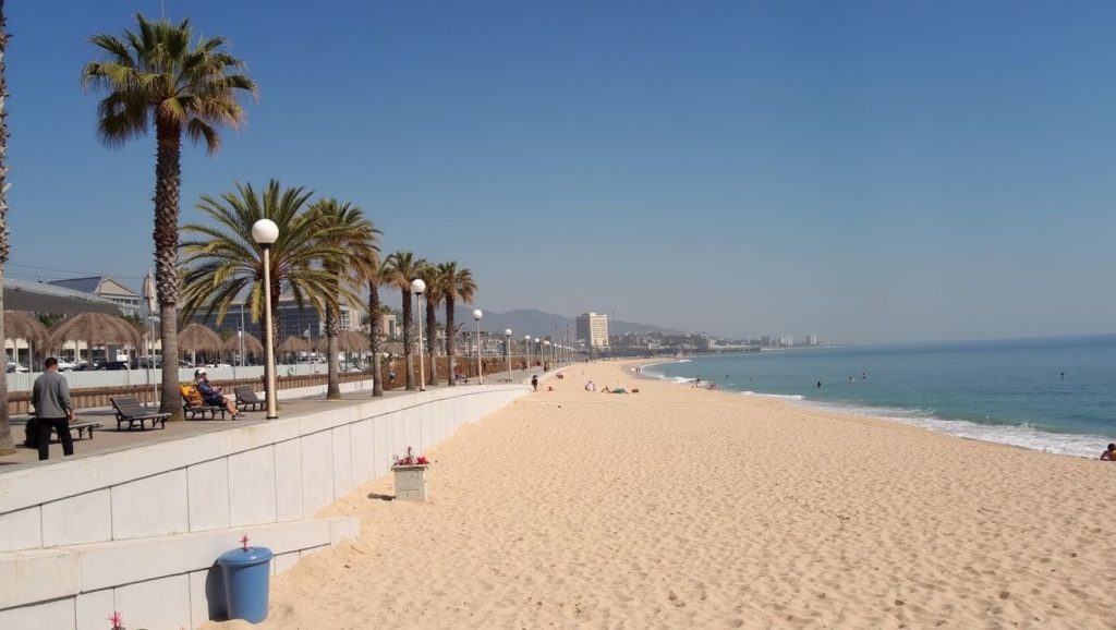 Camino de acceso a Platja de Montgat Nord, Montgat, Barcelona