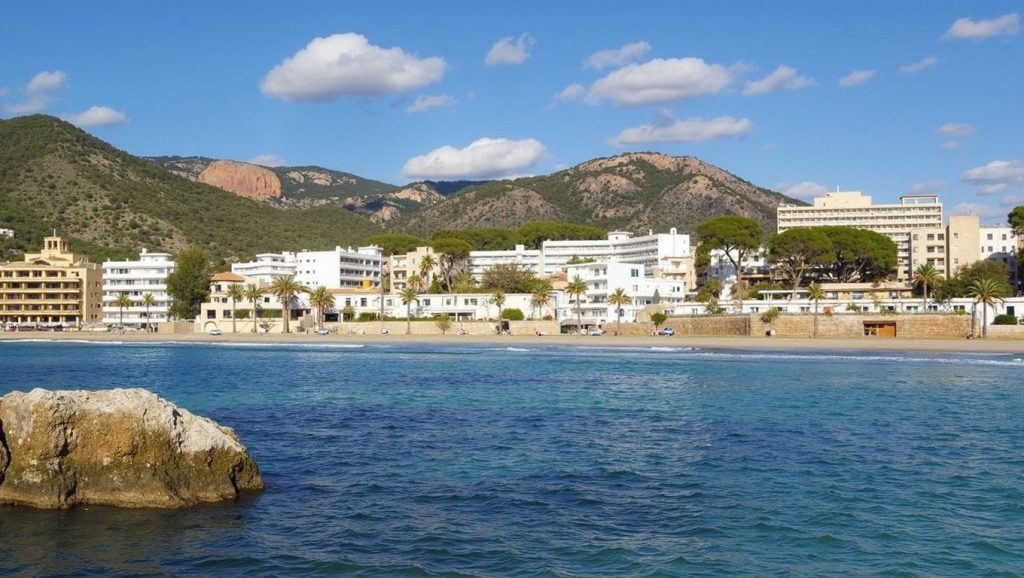 Vista del entorno de Platja de Palmira, Calvià, Mallorca
