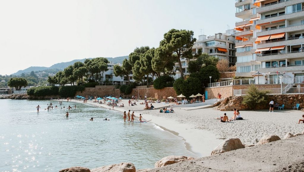 Vista del entorno de Platja de Punta Portals, Calvià, Mallorca