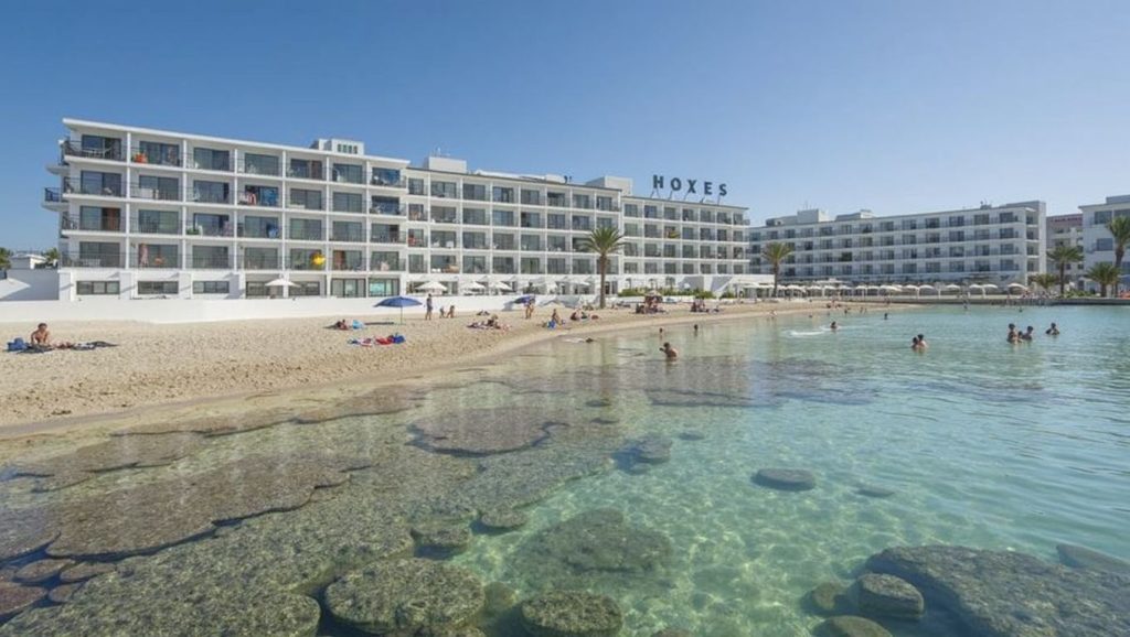 Costa de Santa Margalida desde Platja de s'Estanyol, Mallorca