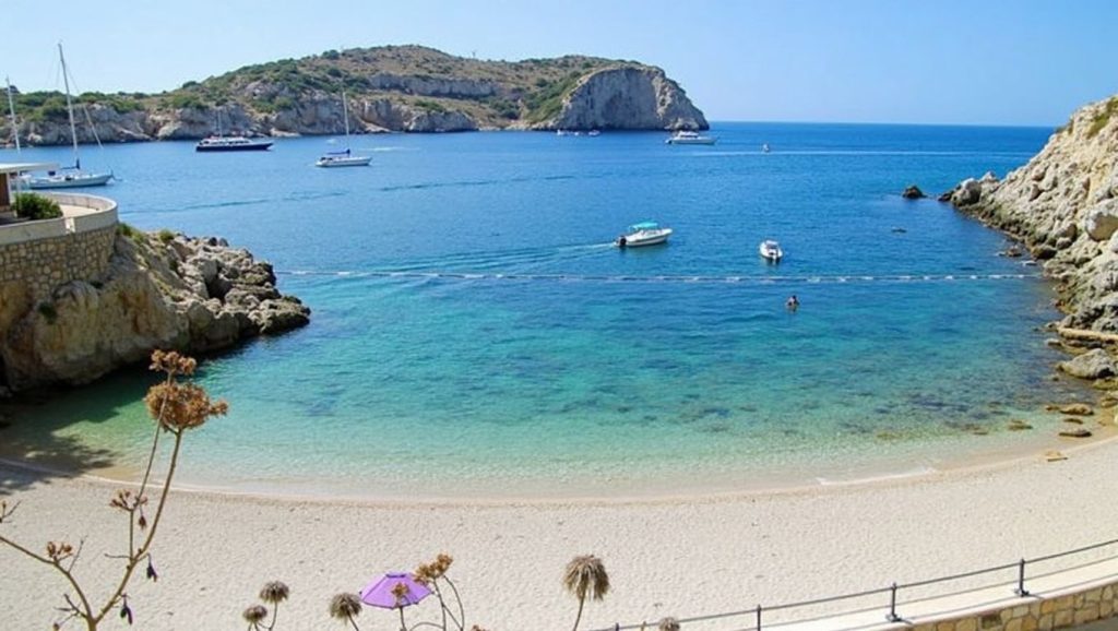 Amplio horizonte marino en Platja de s'Hostalet, Andratx