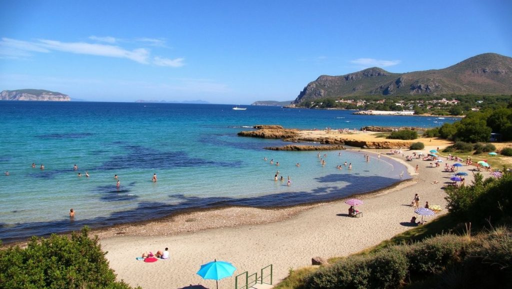 Playa de Platja de sa Font de Sant Joan, Artà, costa de Mallorca
