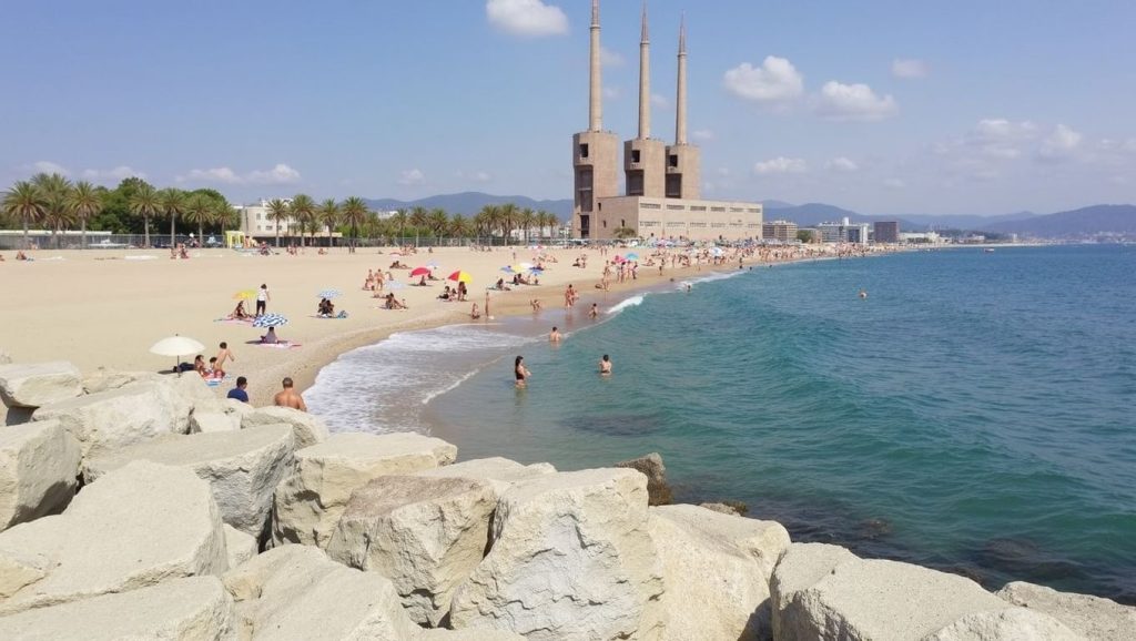Camino de acceso a Platja de Sant Adrià, Sant Adrià de Besòs, Barcelona