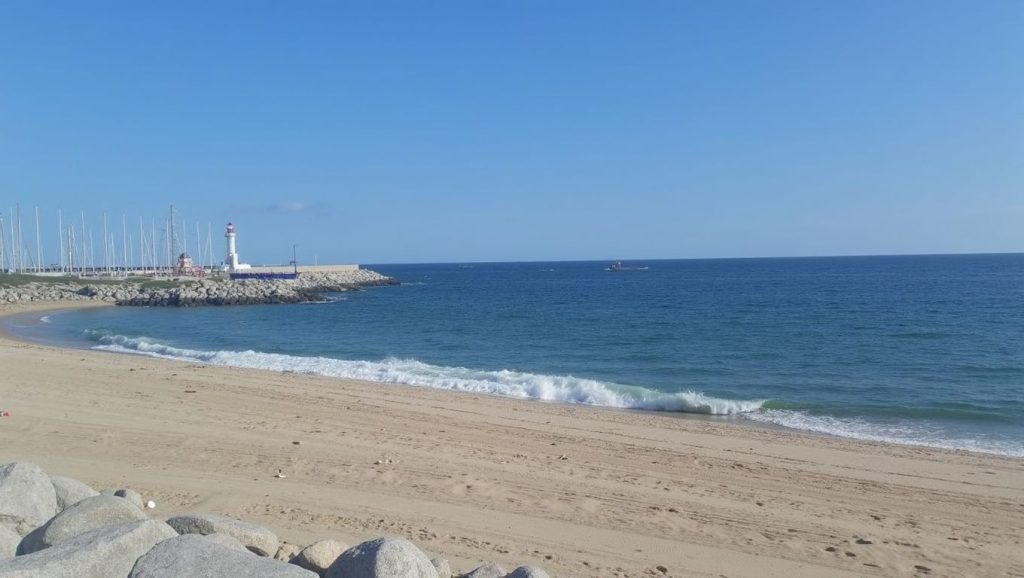 Playa de Platja de Sant Andreu de Llavaneres, Sant Andreu de Llavaneres, costa de Barcelona