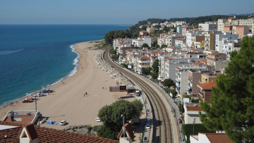 Vista de Platja de Sant Pol de Mar en Sant Pol de Mar, Barcelona