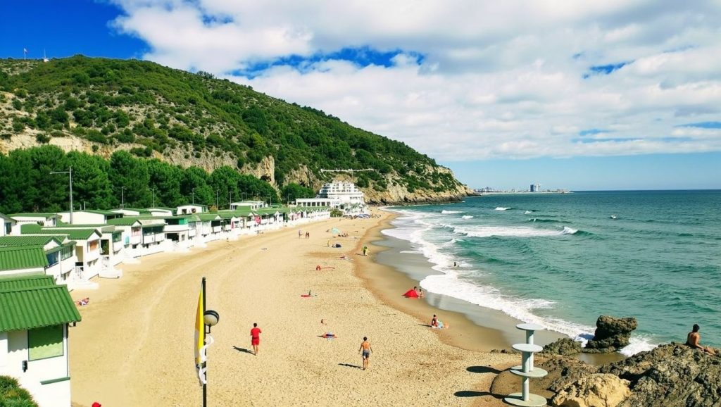 Costa de Sant Pol de Mar desde Platja de Sant Pol de Mar, Barcelona