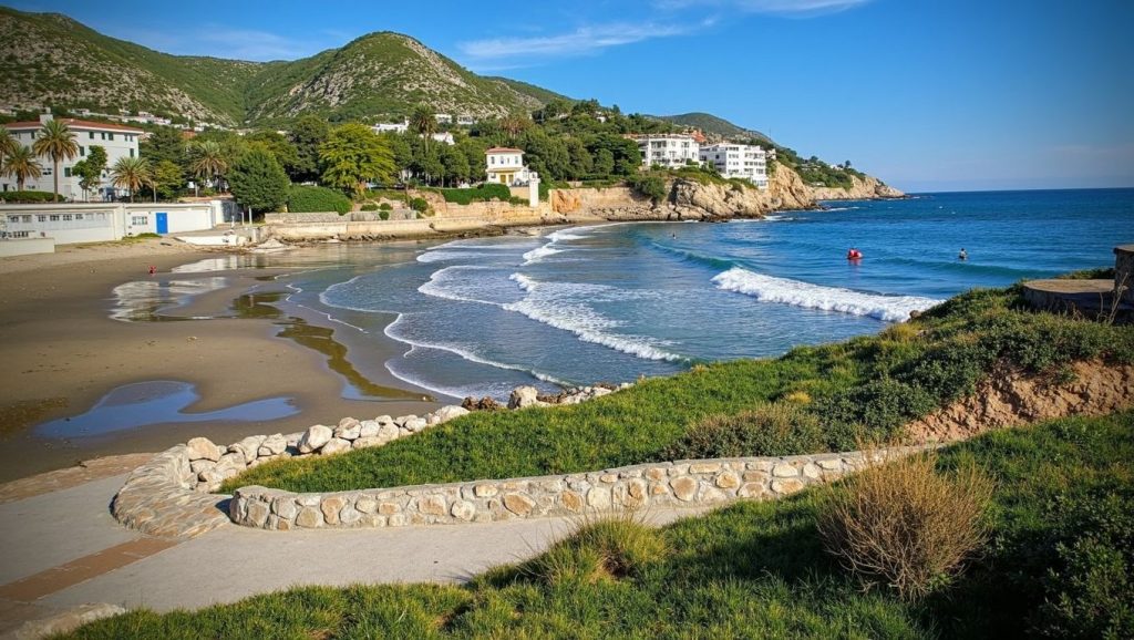Camino de acceso a Platja de Sant Sebastià de Sitges, Sitges, Barcelona