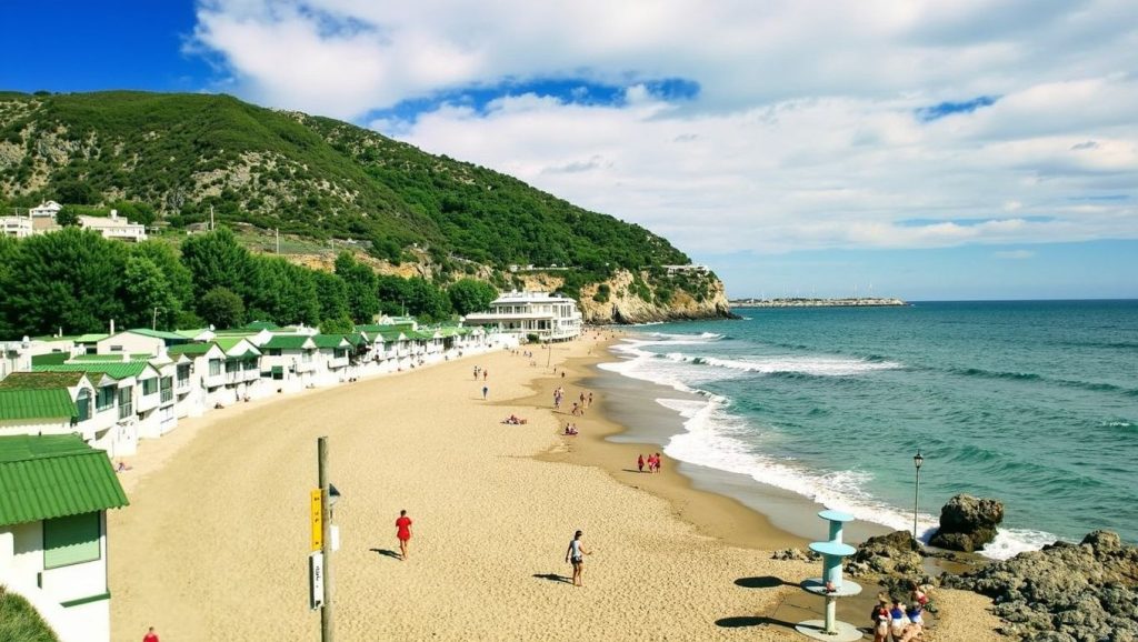 Amplio horizonte marino en Platja de Sant Vicenç de Montalt, Sant Vicenç de Montalt