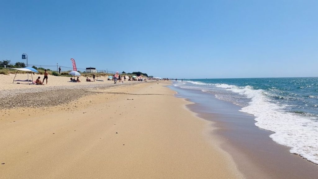 Acceso a Platja de Santa Susanna desde el aparcamiento, Santa Susanna