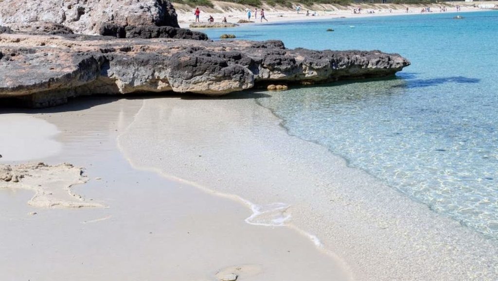 Vista general de Platja de Ses Canyes, Formentera