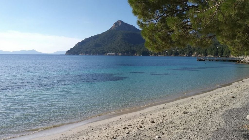 Playa Platja de Ses Covetes desde la arena, Campos, Mallorca